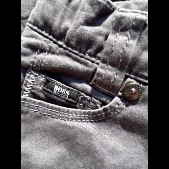 EUC Hugo Boss Chino Trouser. Kids Size 4-102. Grey - Picture 3 of 12